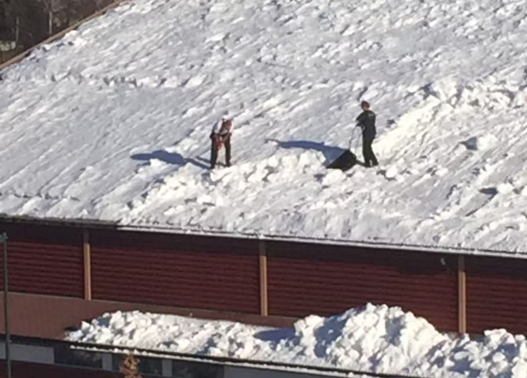 Denne snømakingen ble stanset av politiet