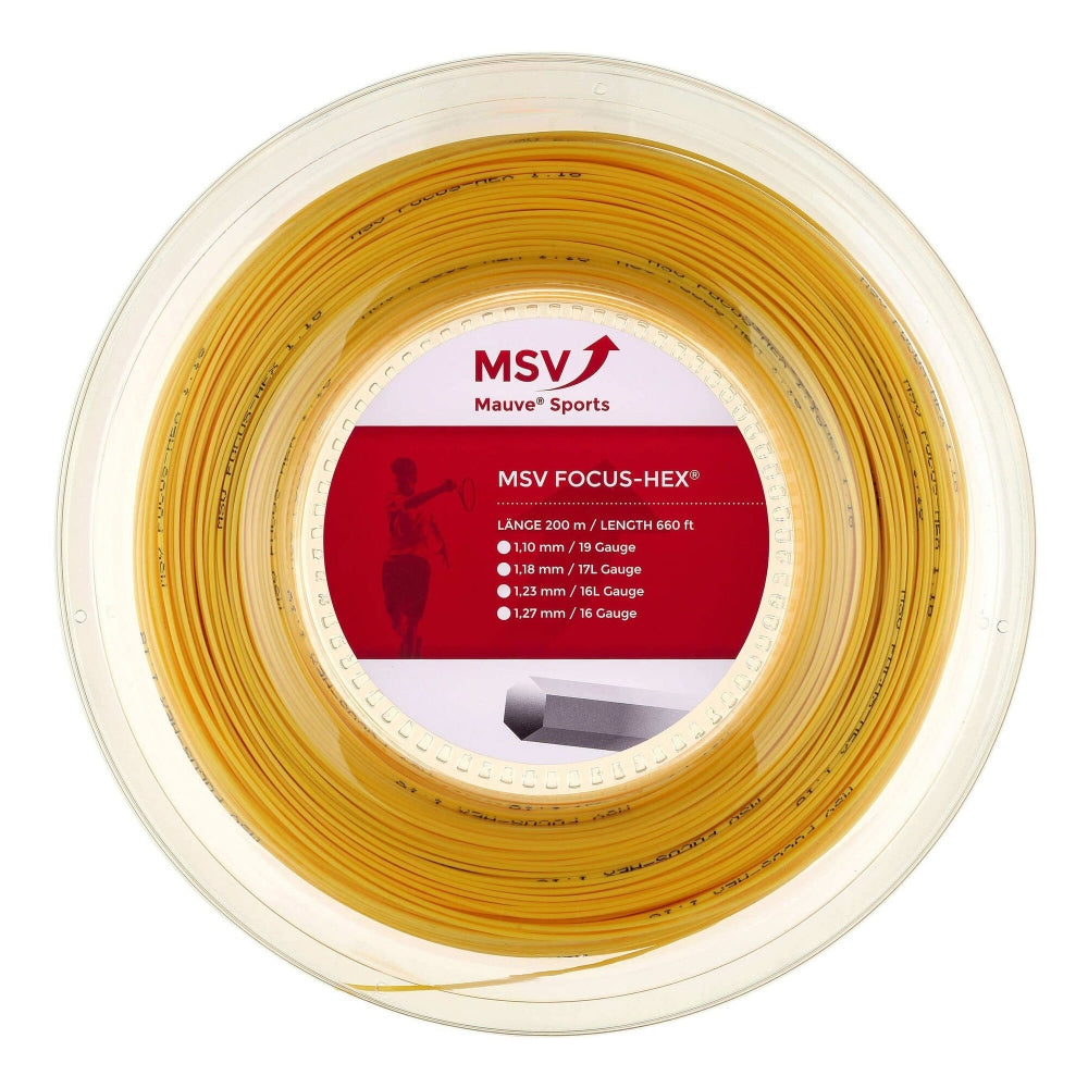MSV Focus-Hex Soft 16/1.25 mm Dark Blue (String Service)