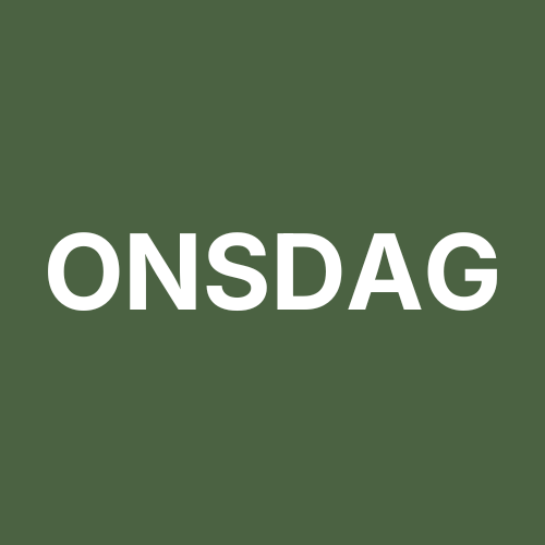 Faste timer - Onsdag
