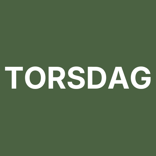 Faste timer - Torsdag