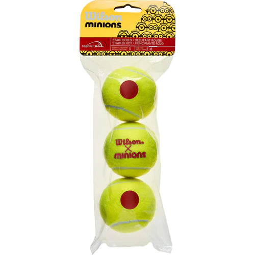 Wilson x Minions Red Ball 3 stk