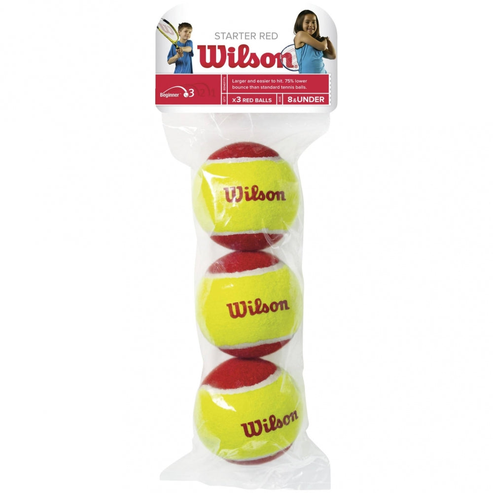 Wilson Starter Red Ball 3 stk