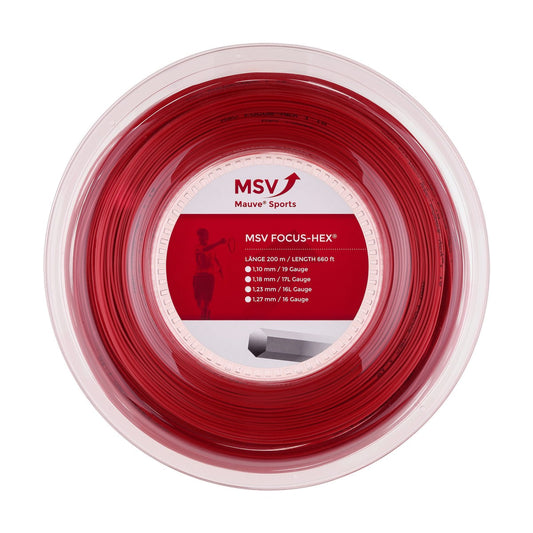 MSV Focus-Hex 19/1.10 mm Red (Strengeservice)