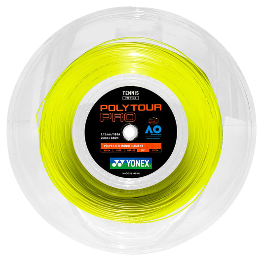 Yonex Poly Tour Pro 18/1.15 mm Yellow (Strengeservice)