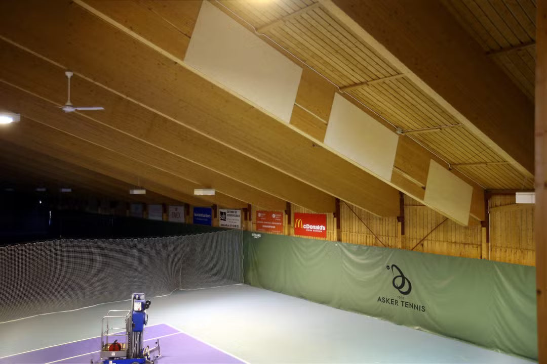Asker Tennishall stengt på grunn av frykt for takkollaps
