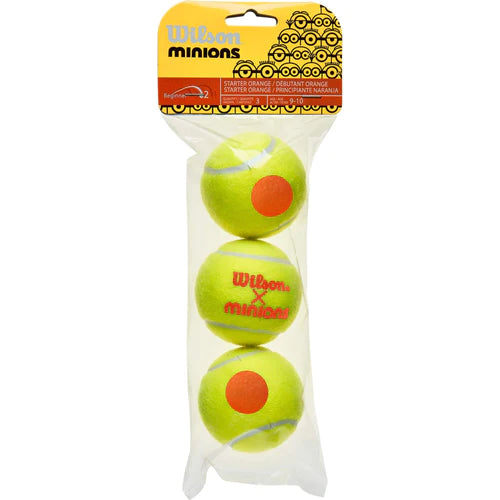 Wilson x Minions Orange Ball 3 stk