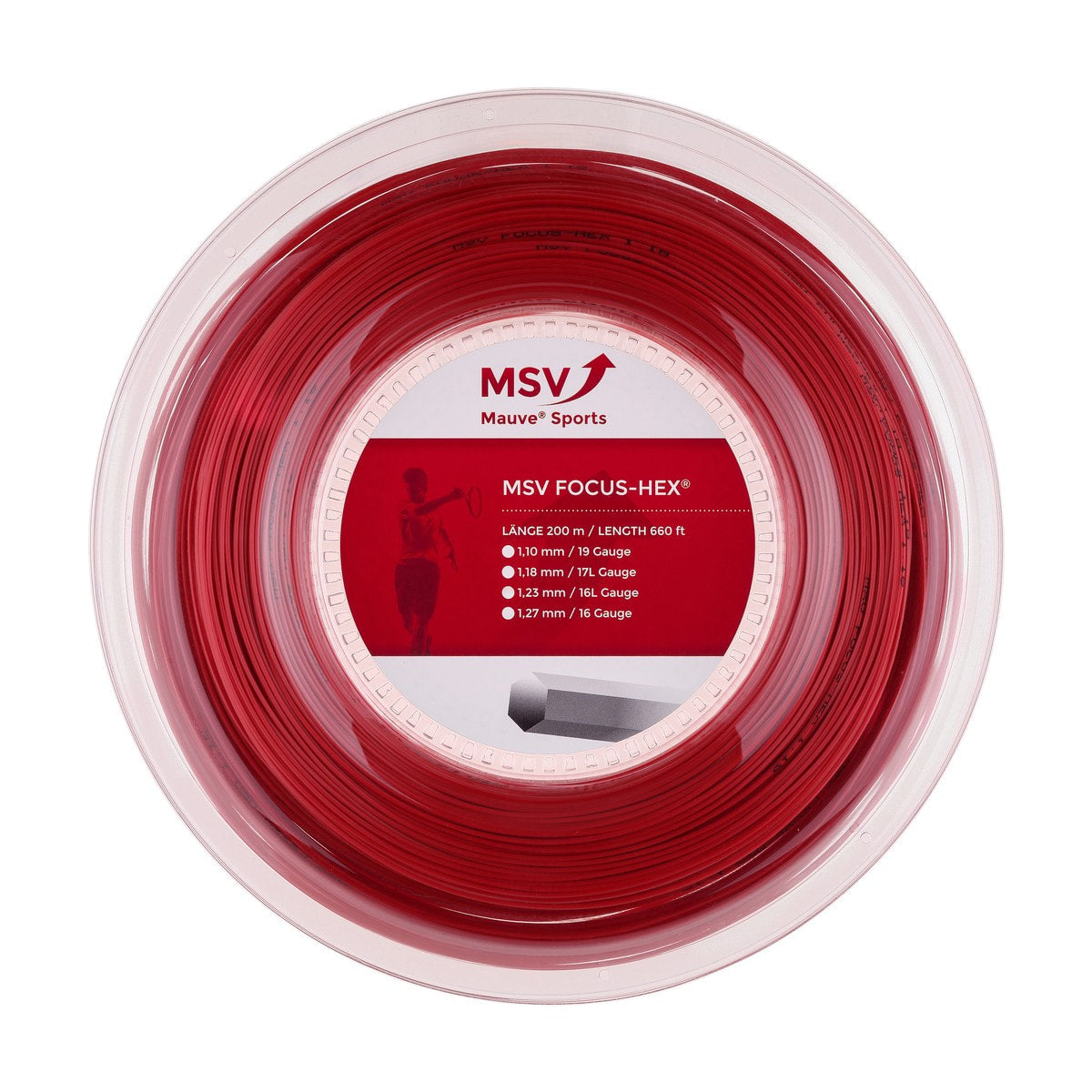 MSV Focus-Hex 19/1.10 mm Red