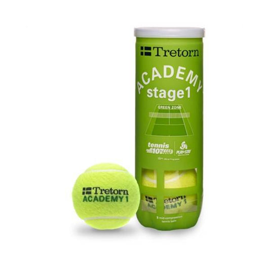 Tretorn Academy Green Ball 3 stk